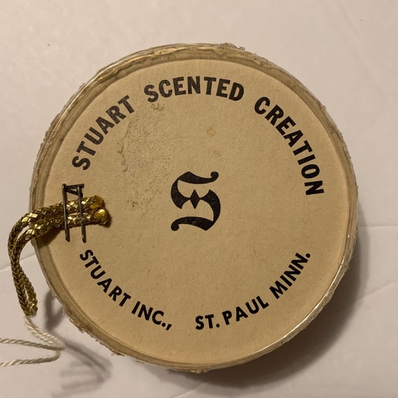 A. Stuart Vintage Scented Creations Lady Face Hat Yellow Ribbon HTF Rare - Picture 2 of 8